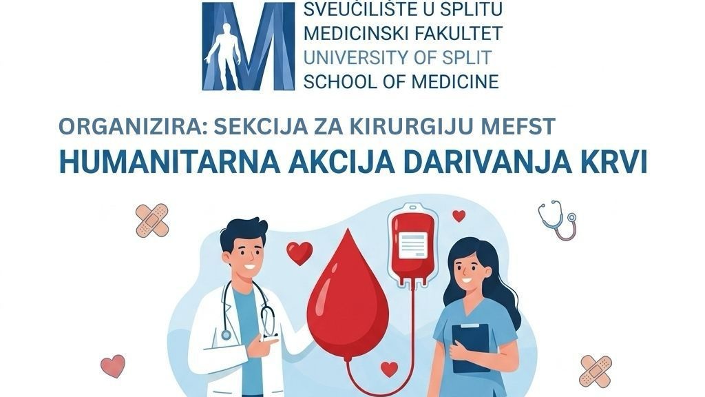 Poziv Sekcije za kirurgiju na akciju darivanja krvi na Odjelu za transfuziju KBC-a Split